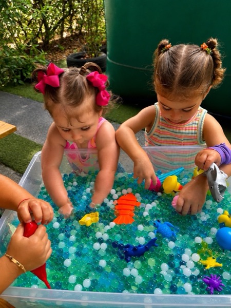 Sensory play at Creativa Academy