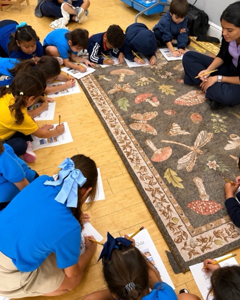 Classroom learning at Creativa Academy